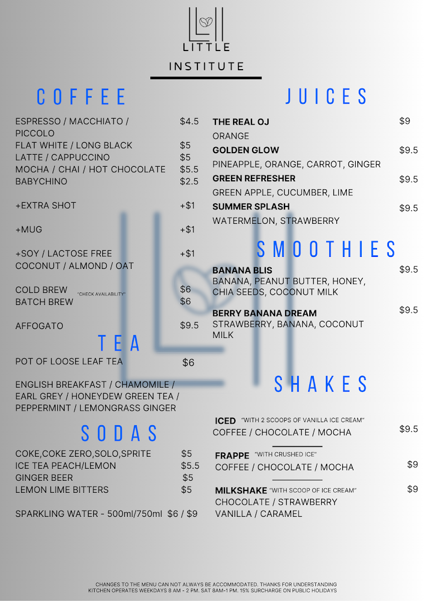 Menu photo 1