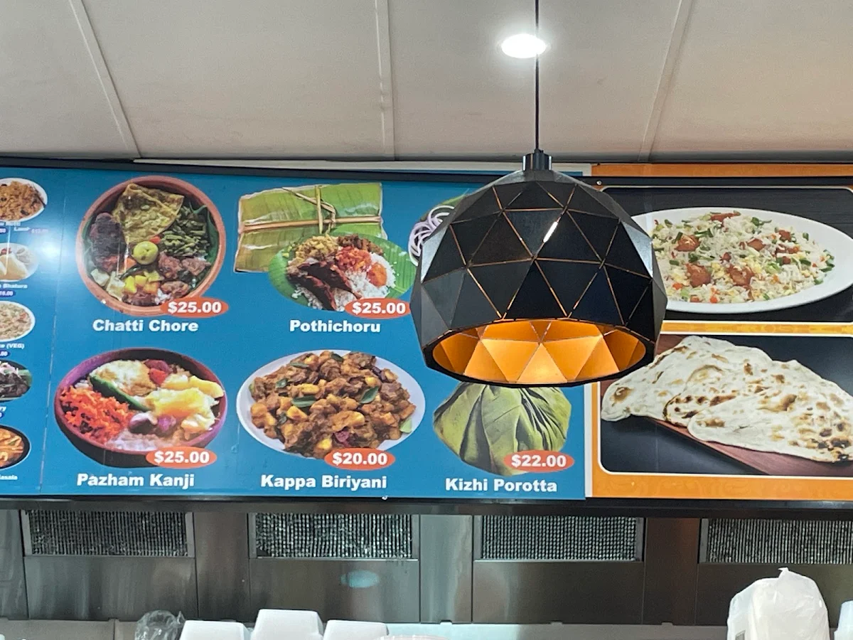 Menu, Blue Moon Restaurant