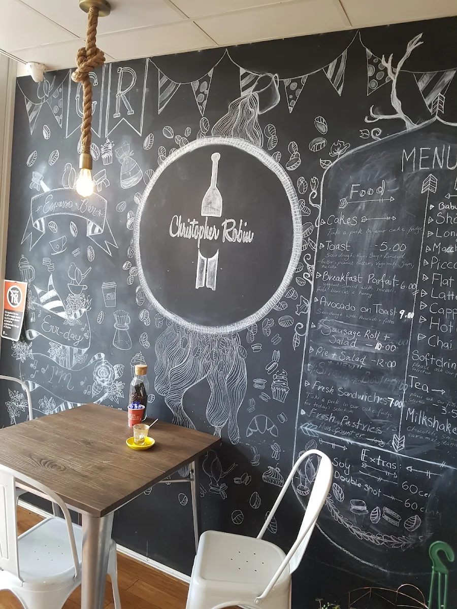 Menu, Christopher Robin Espresso Mortlake