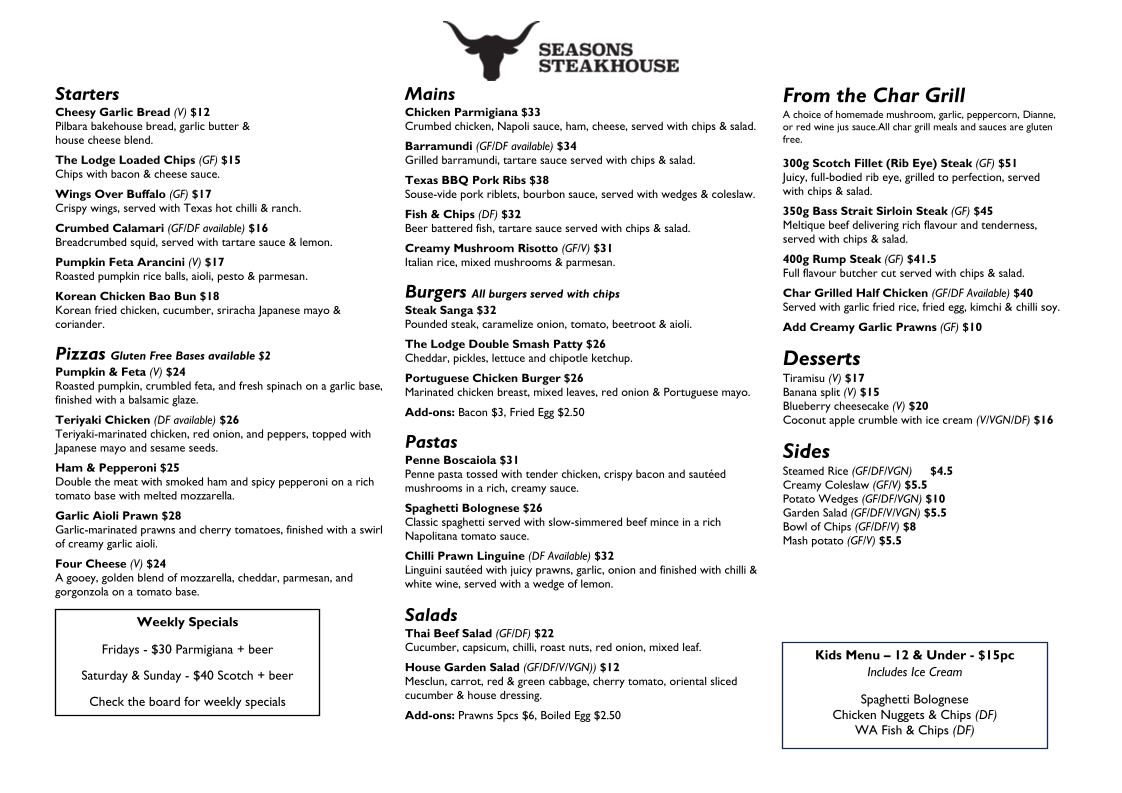 Menu photo 1