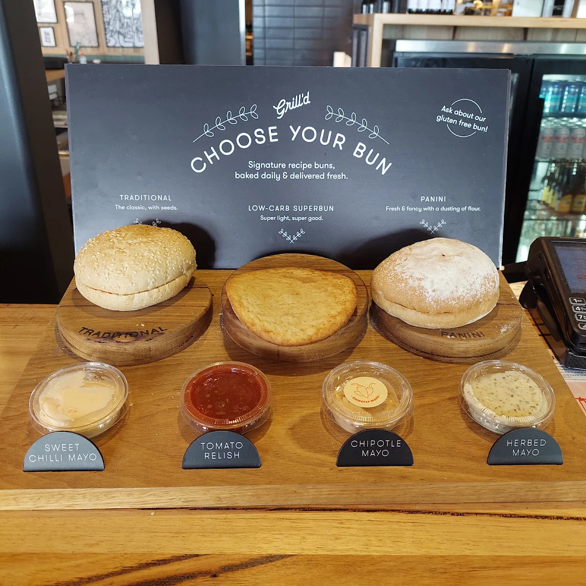 Menu, Grill'd Burgers - Chadstone Village