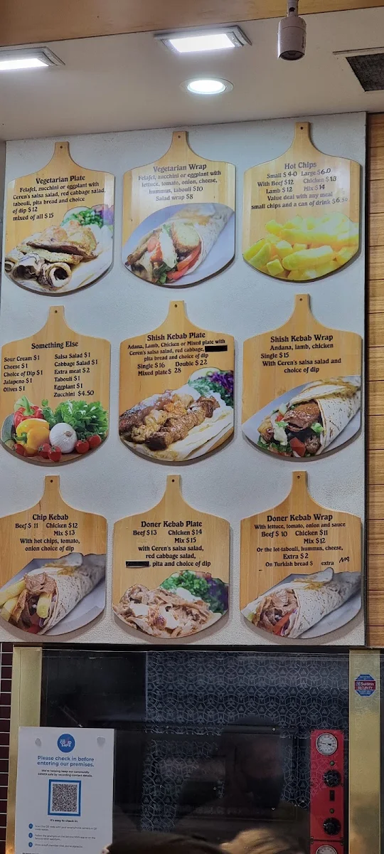 Menu, Ceren's Homemade Turkish Cuisine