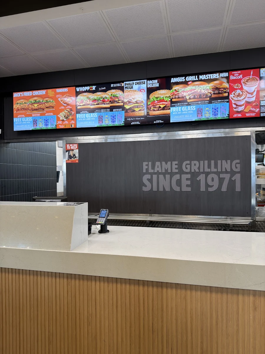 Menu, Hungry Jack's Burgers Spearwood