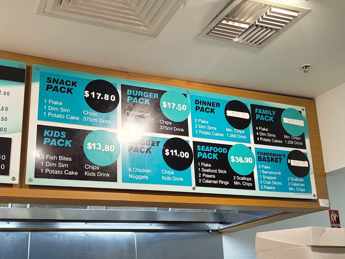 Menu, Fish in the Lakes