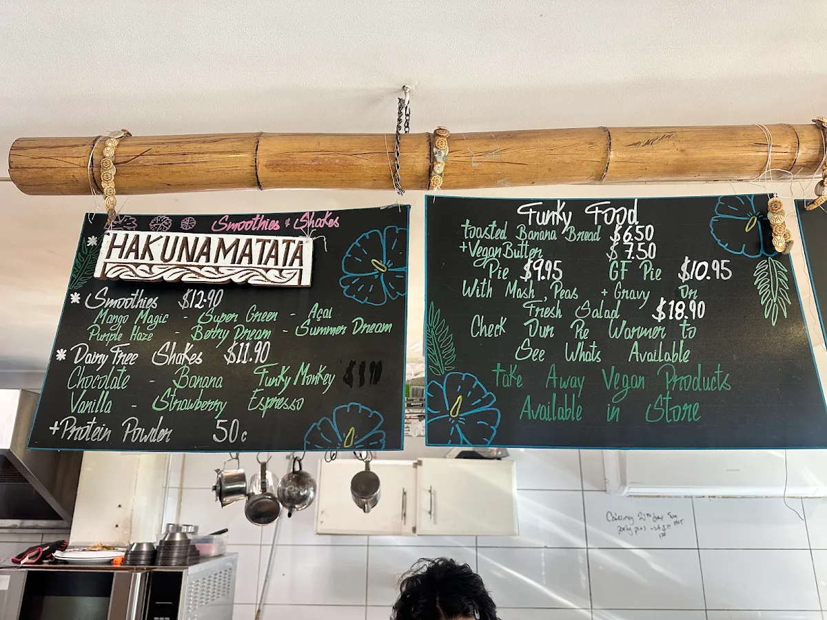 Menu, Funky Pies