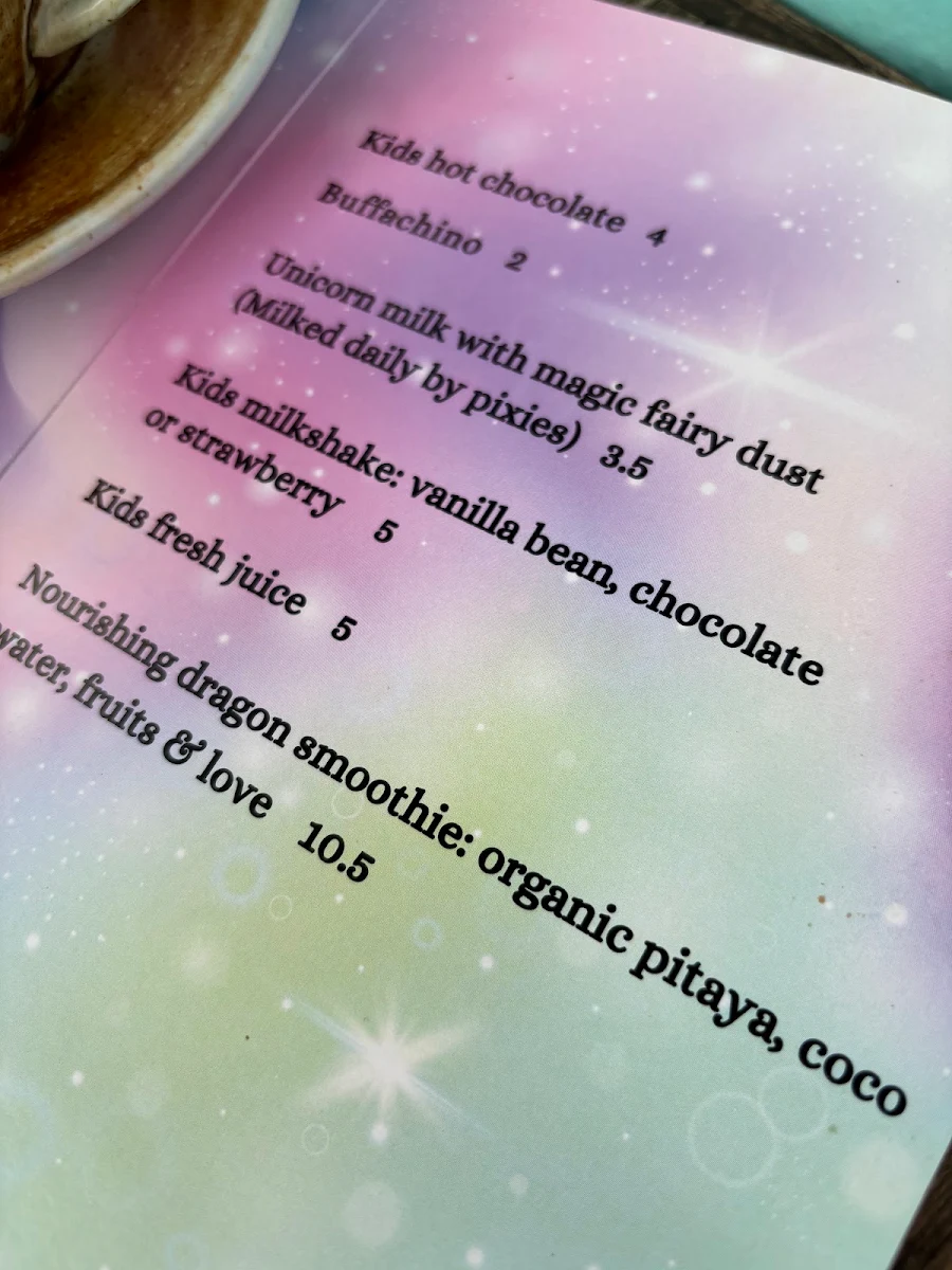 Menu, The Lion and Buffalo