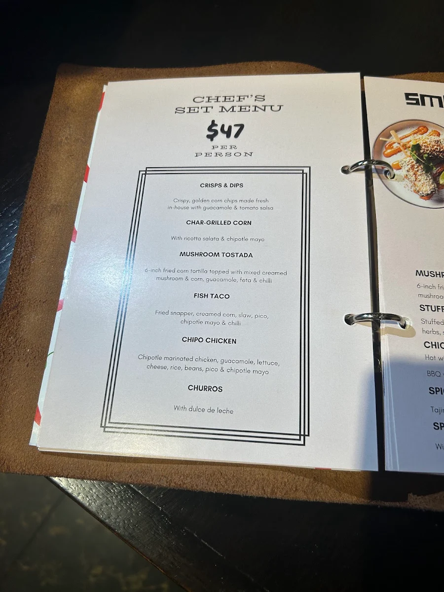 Menu, La Cabra Mexican South Yarra