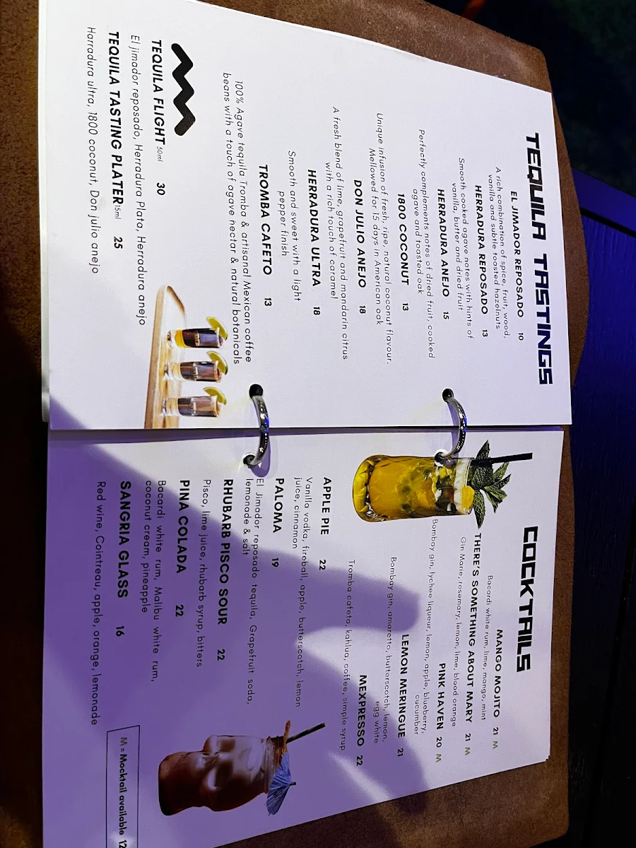 Menu, La Cabra Mexican South Yarra
