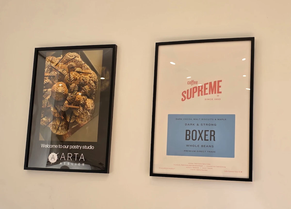 Menu, Arta Atelier