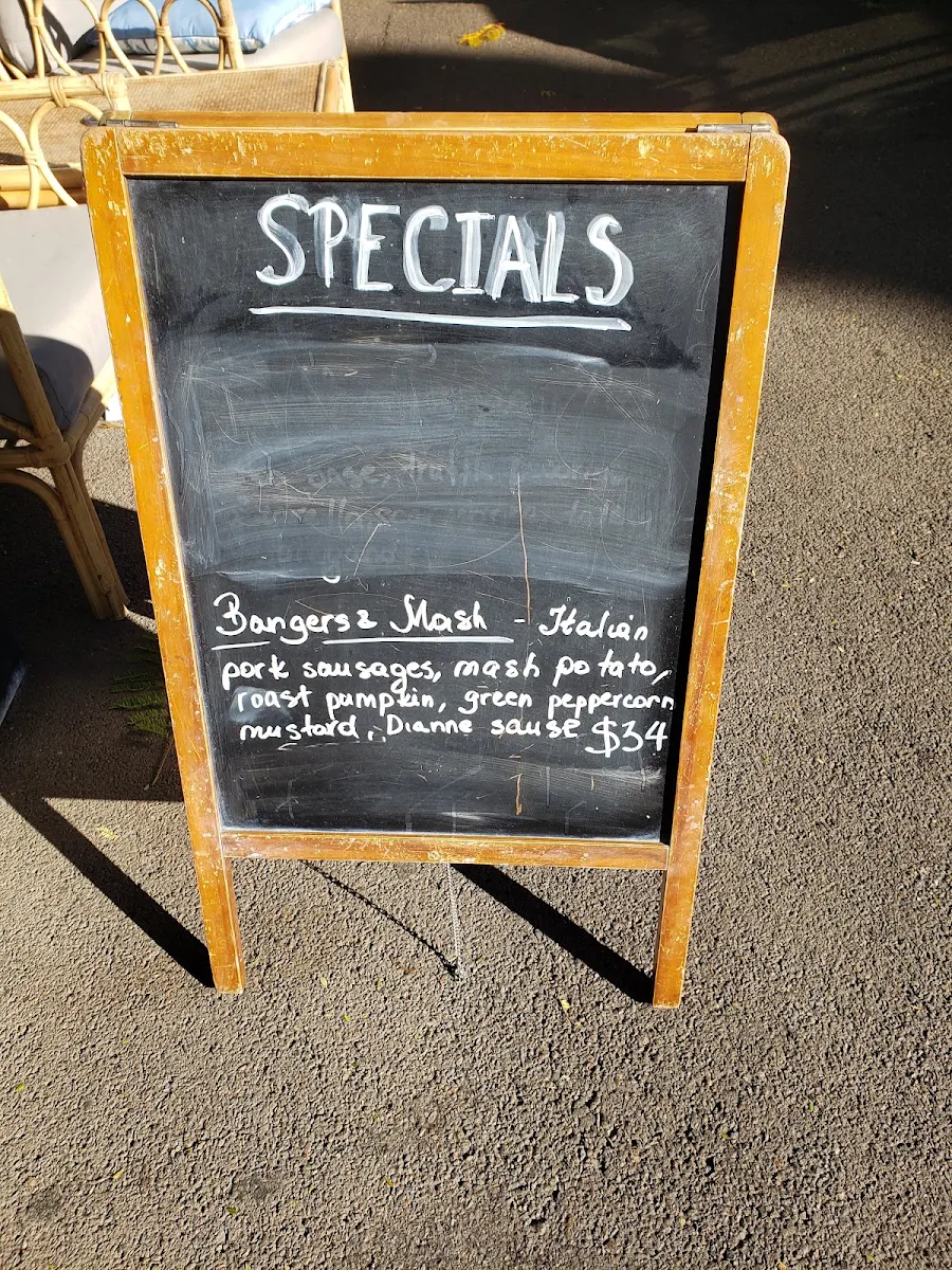 Menu, Cat & Fiddle Hotel