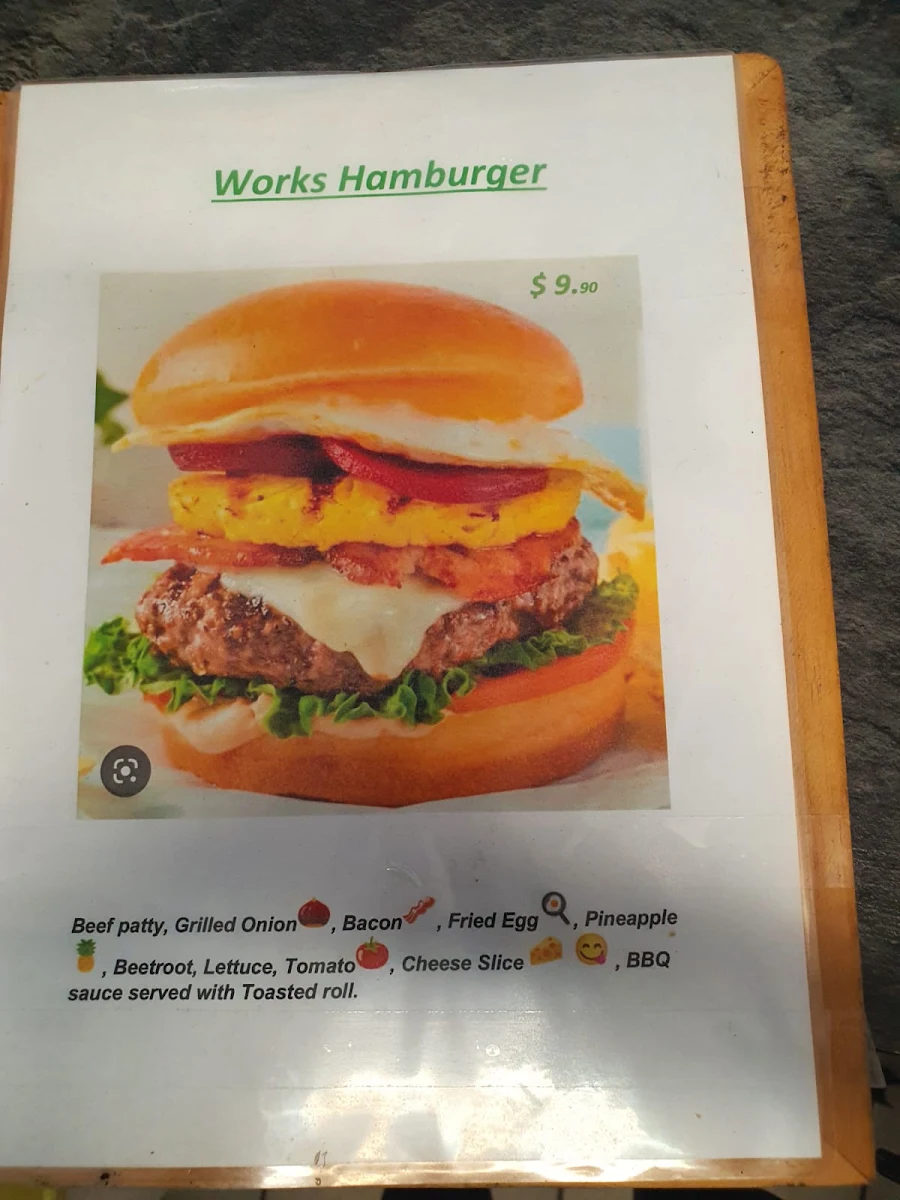 Menu, Coomera Kiosk