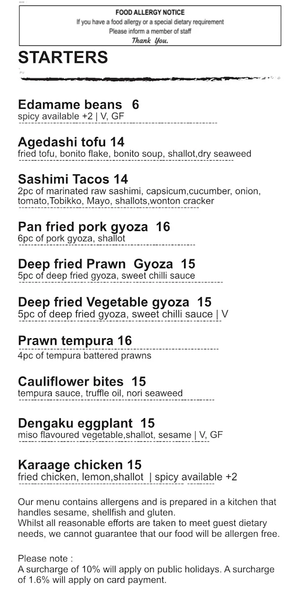 Menu photo 1