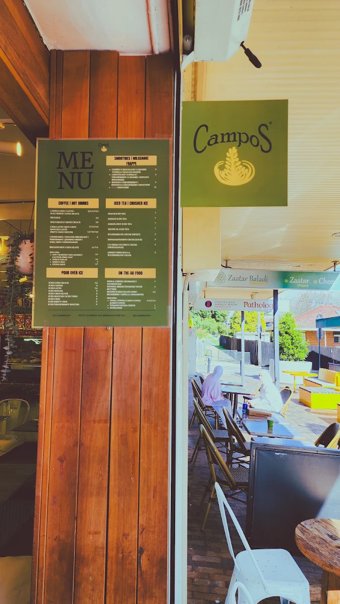Menu, Dose Of Chocolate Ermington