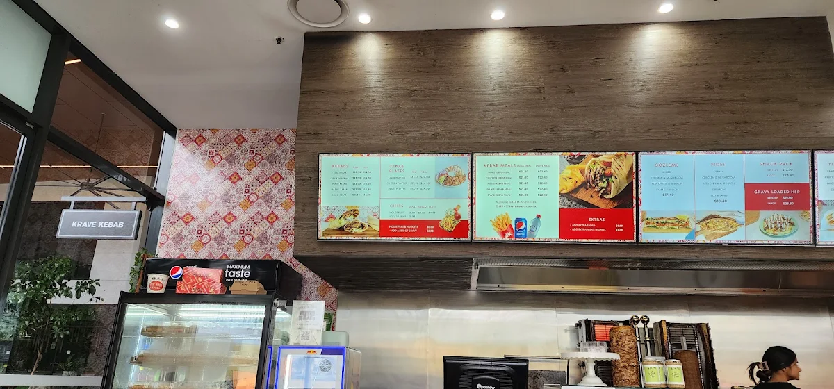 Menu, Krave Kebab