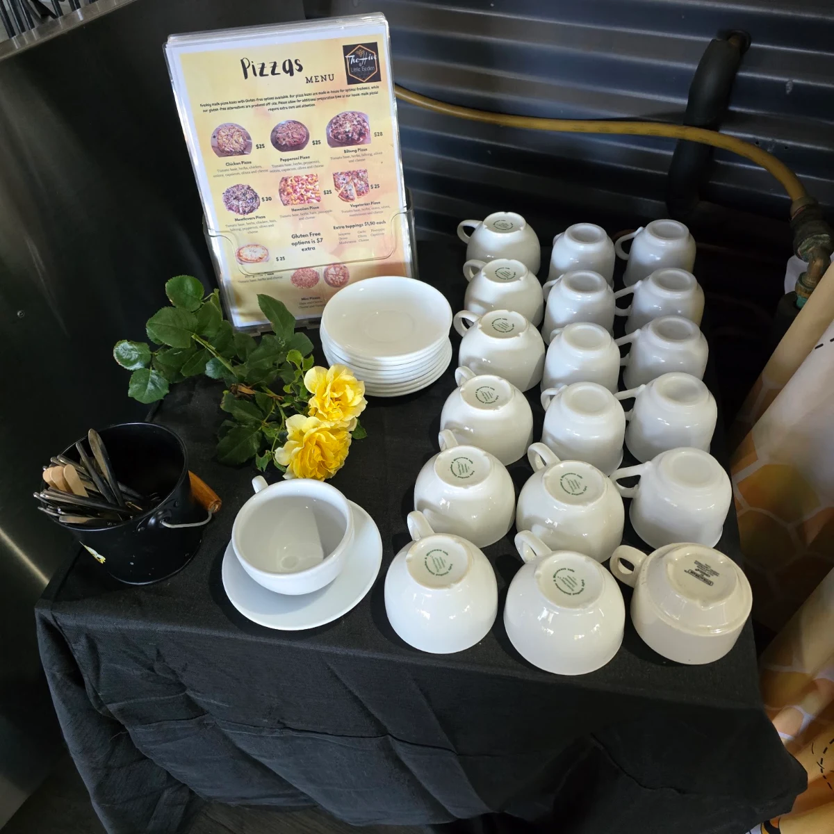 Menu, The Hive @ Little Eeden