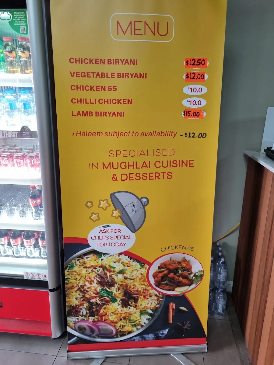 Menu, Biryani Darbaar