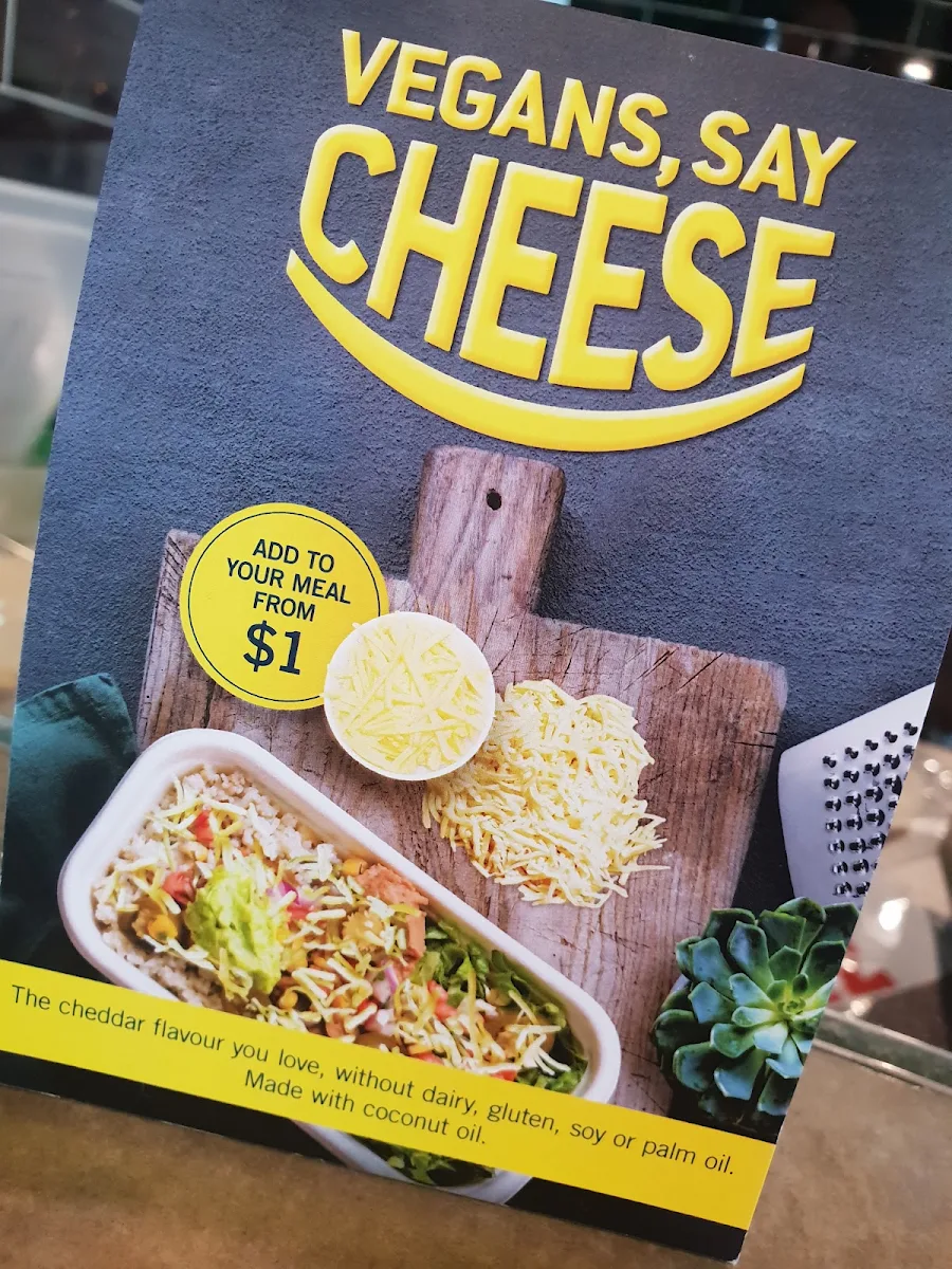 Menu, Zambrero Springwood