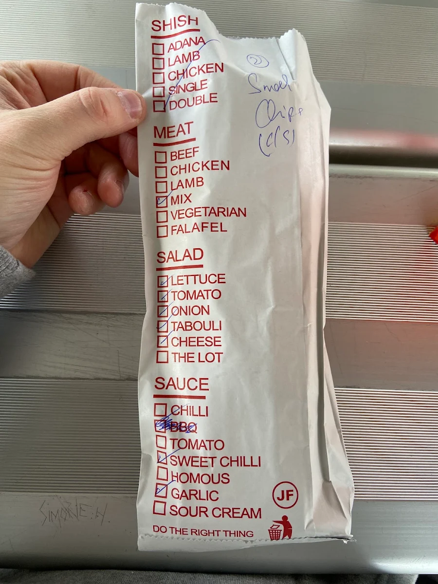 Menu, Broken Hill Restaurant