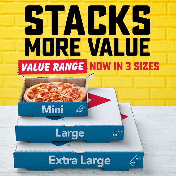 Menu, Domino's Pizza Beaudesert