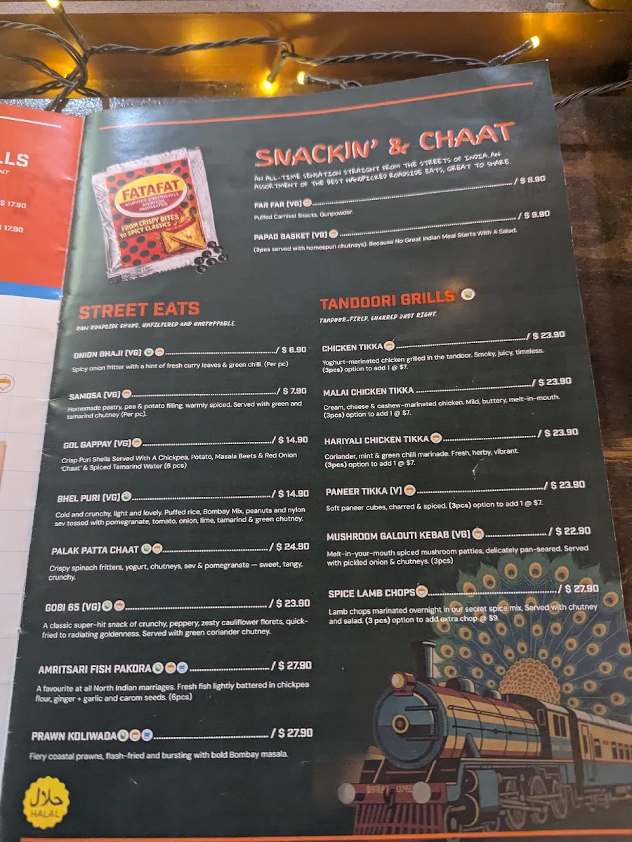 Menu, Good Old Mukka