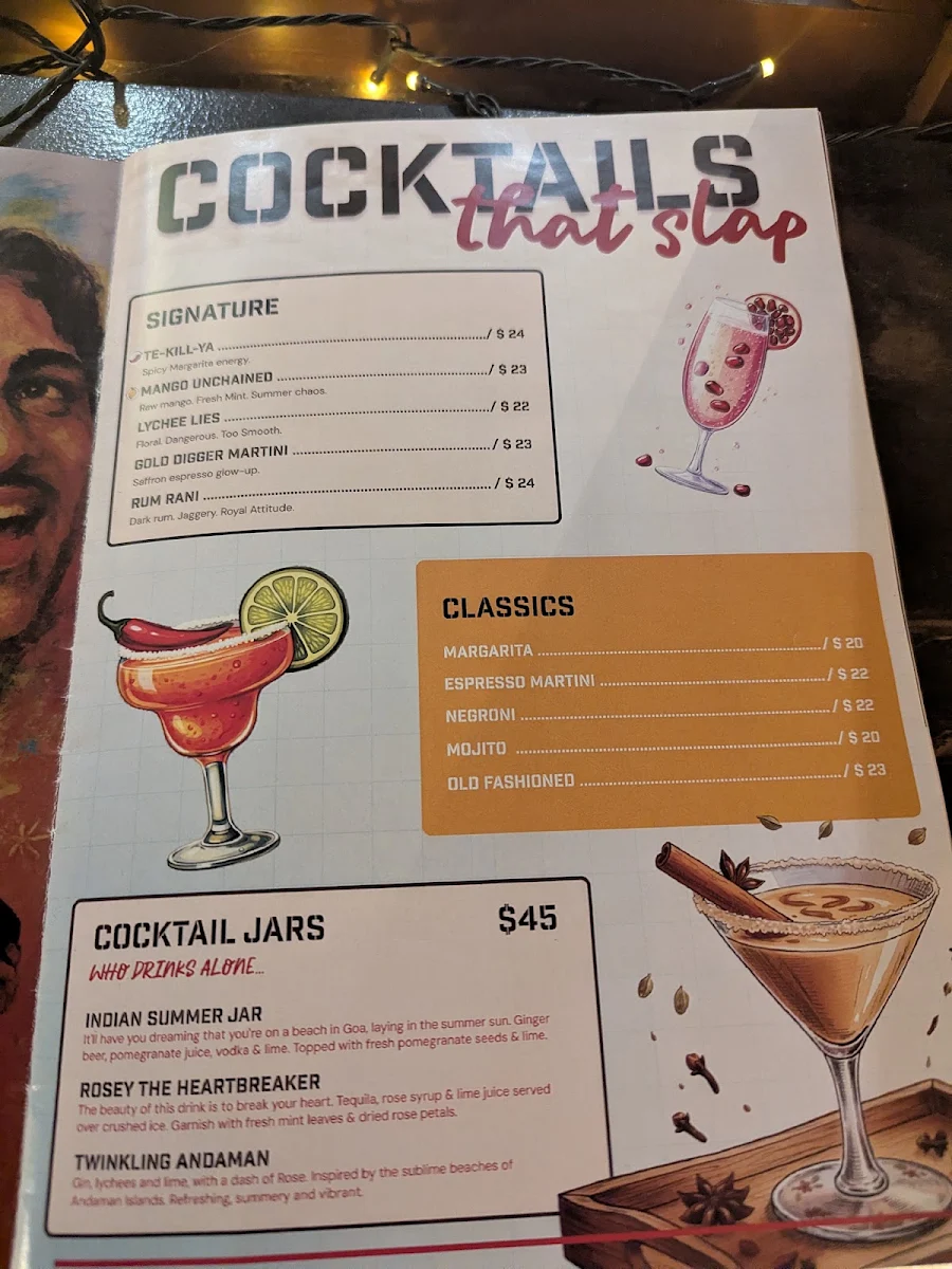Menu, Good Old Mukka
