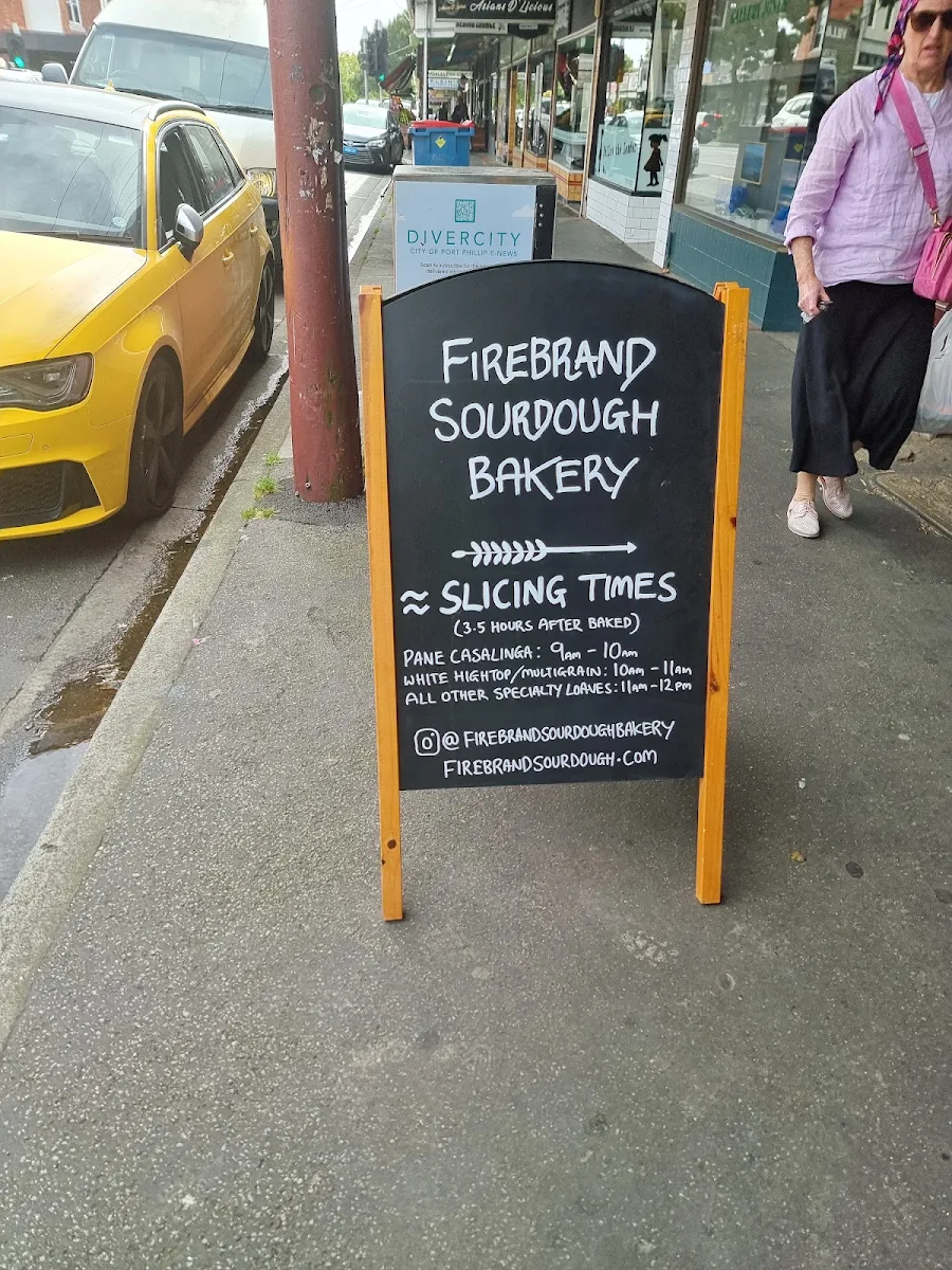 Menu, Firebrand Sourdough Bakery