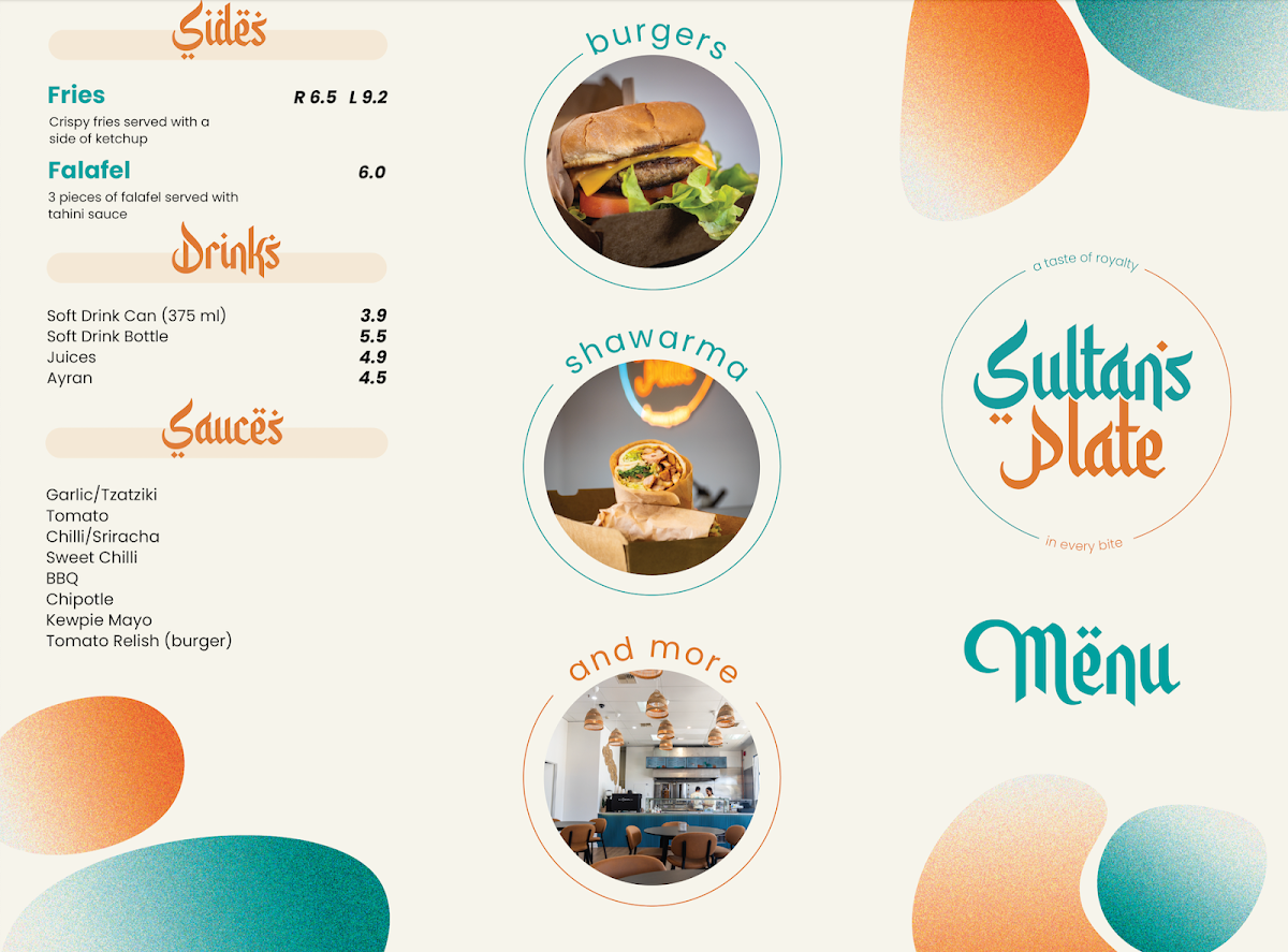 Menu, Sultan's Plate