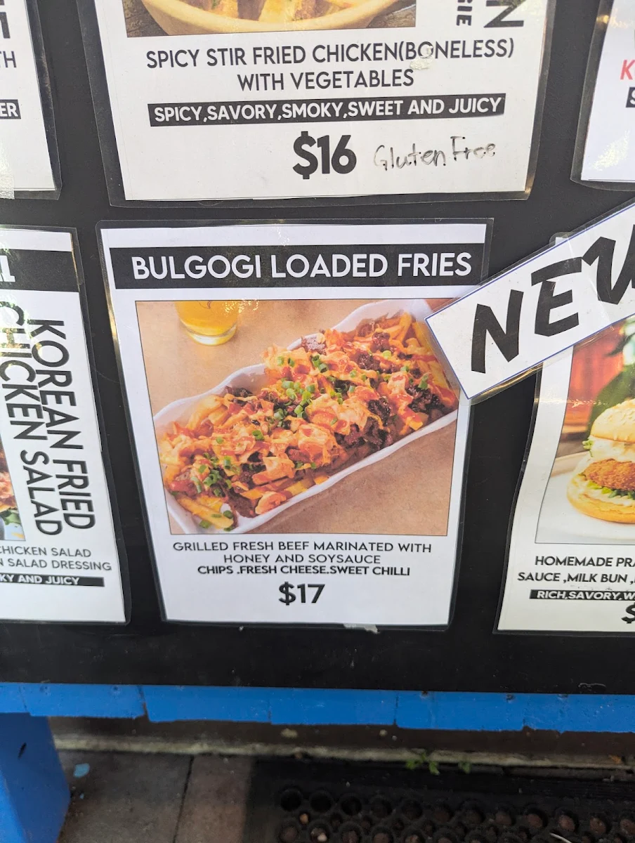 Menu, Bulgogi Sisters