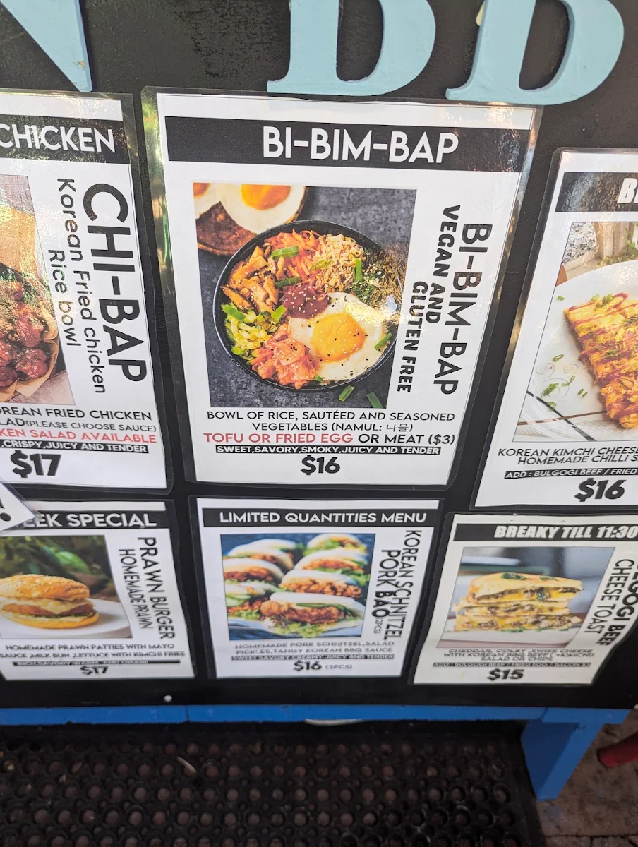 Menu, Bulgogi Sisters