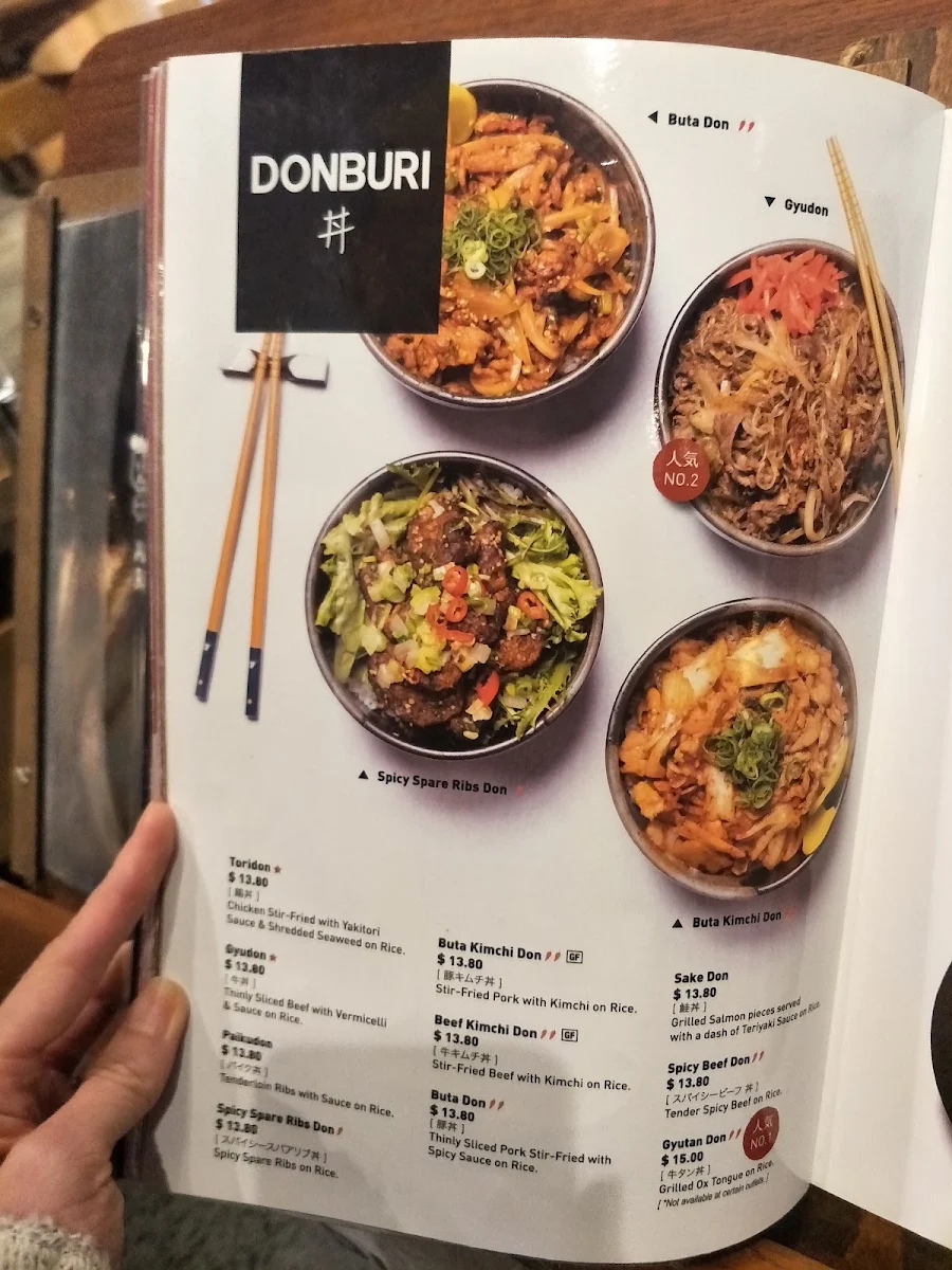 Menu, Ajisen Ramen Highpoint