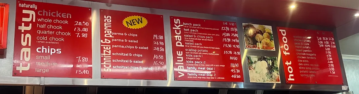 Menu, Chooko Grill Bar