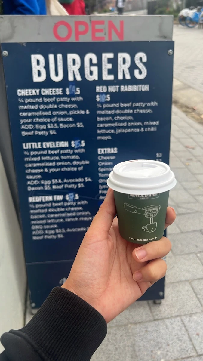 Menu, Next Chapter Coffee