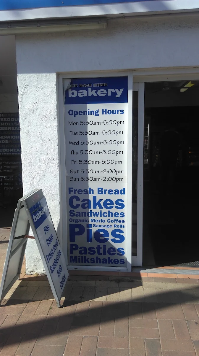 Menu, The Bake House Yamba
