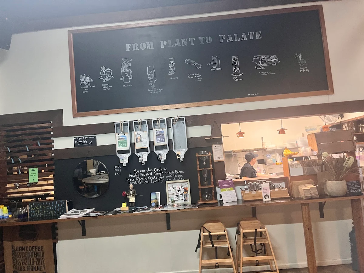 Menu, Palate & Ply Espresso Bar, Cafe & Roastery