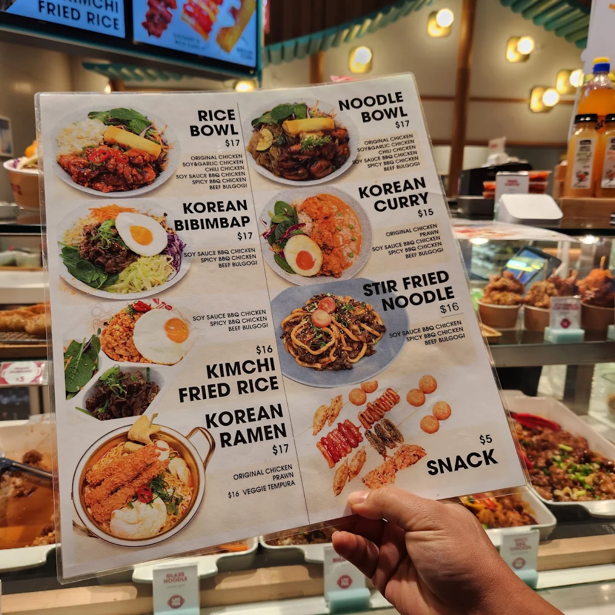Menu, Umma Kitchen