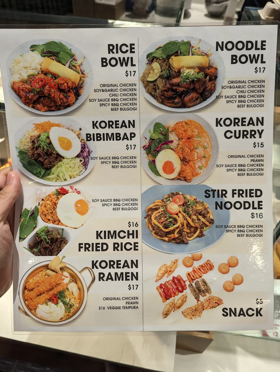Menu, Umma Kitchen