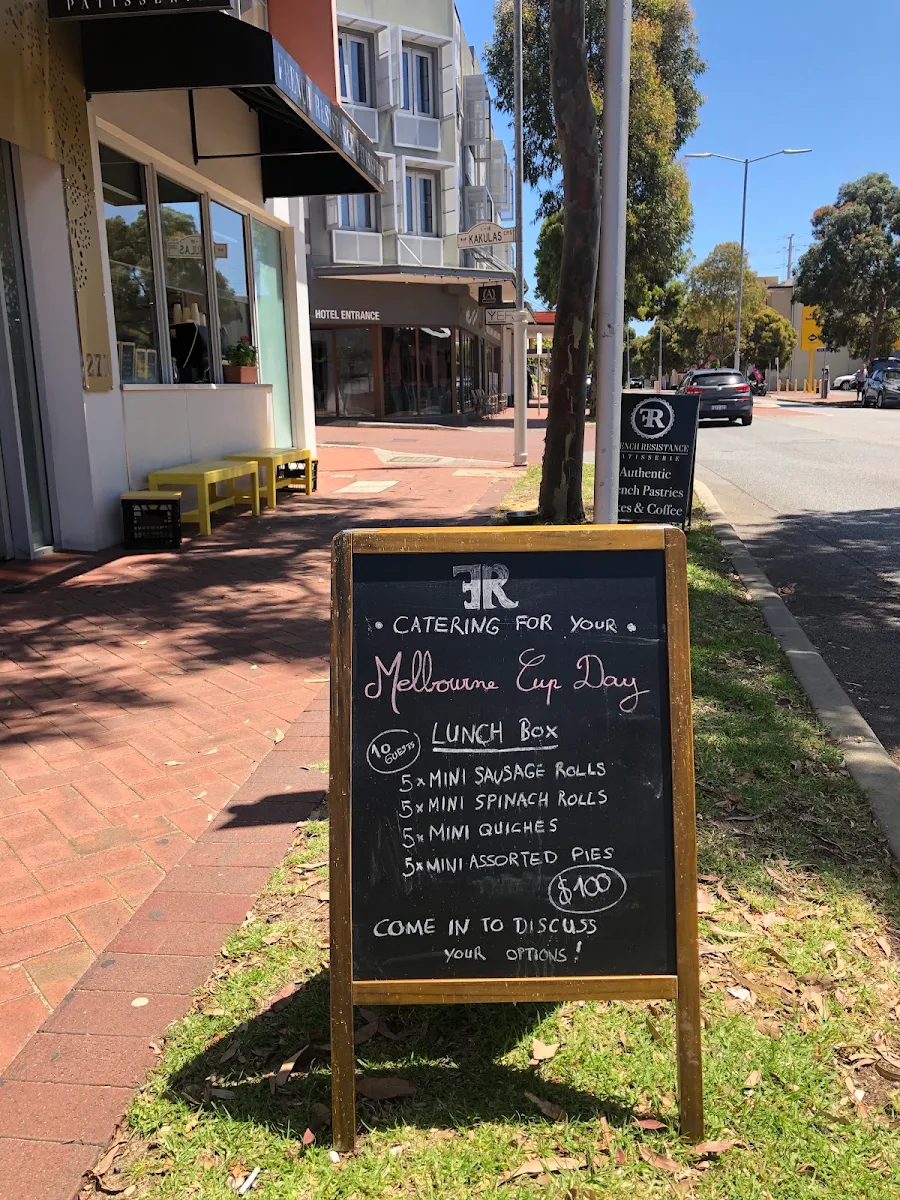 Menu, French Resistance Northbridge