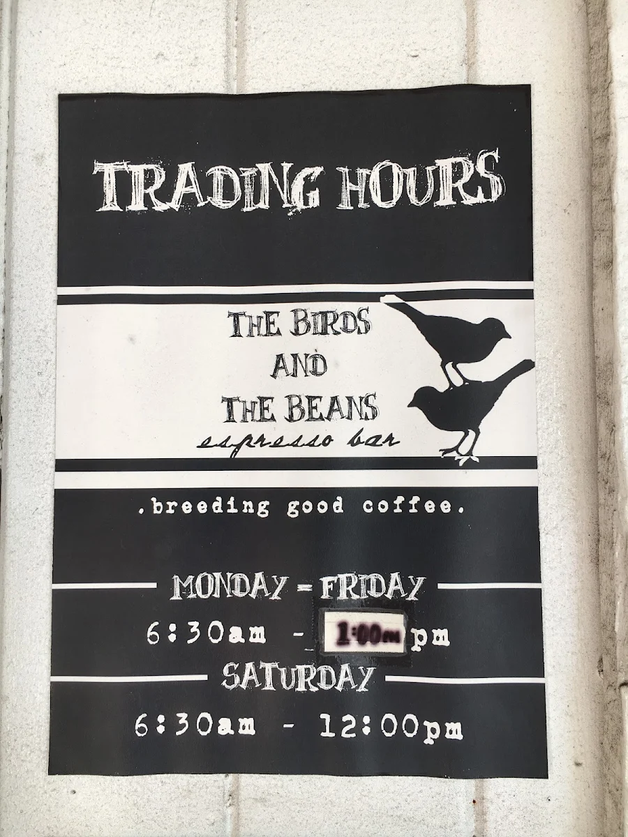 Menu, Vandys Cafe