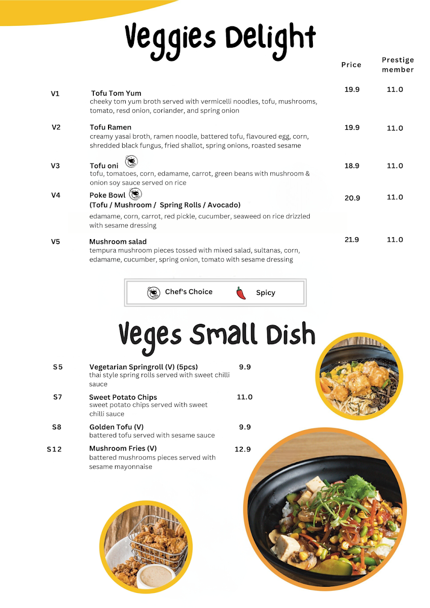 Menu, Cheeky Chewies 2 (Werribee)