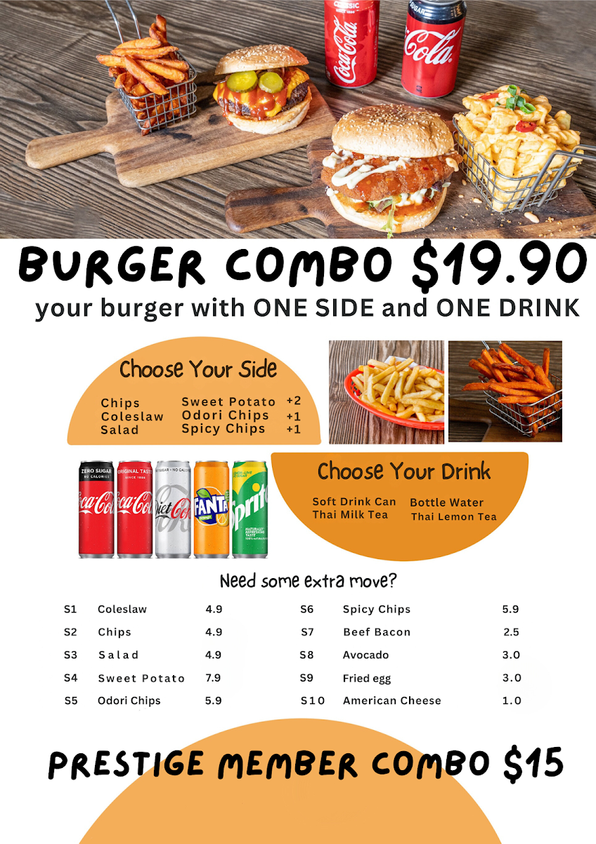 Menu, Cheeky Chewies 2 (Werribee)