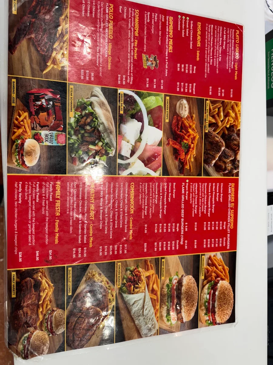 Menu, Mochachos Carousel