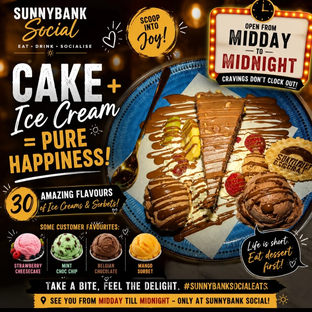Menu, Sunnybank Social