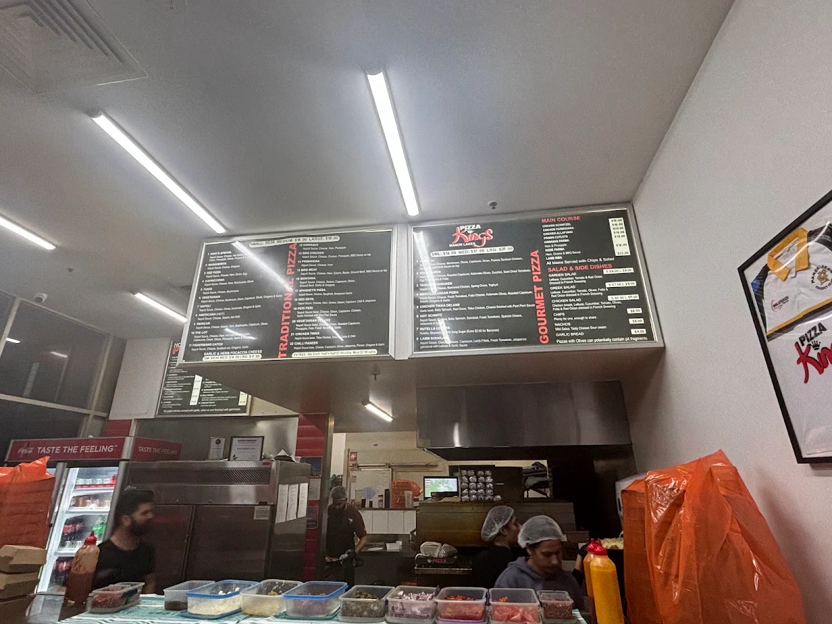 Menu, Pizza Kings Wyndham Vale