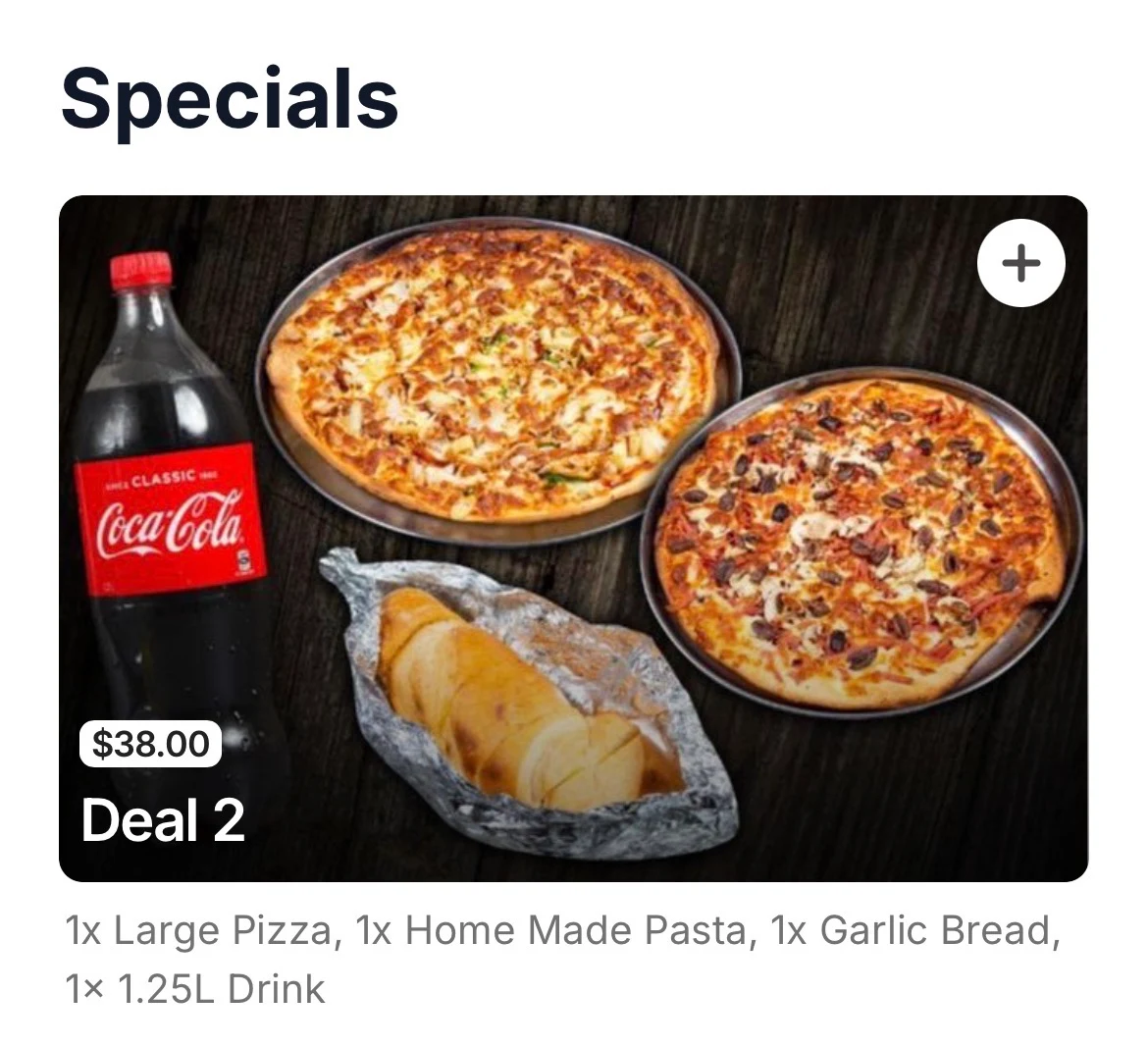 Menu, Pizza Kings Wyndham Vale