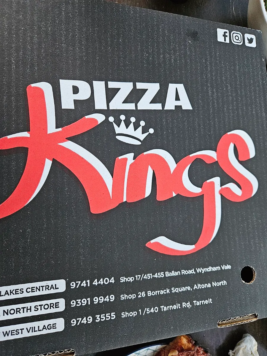 Menu, Pizza Kings Wyndham Vale