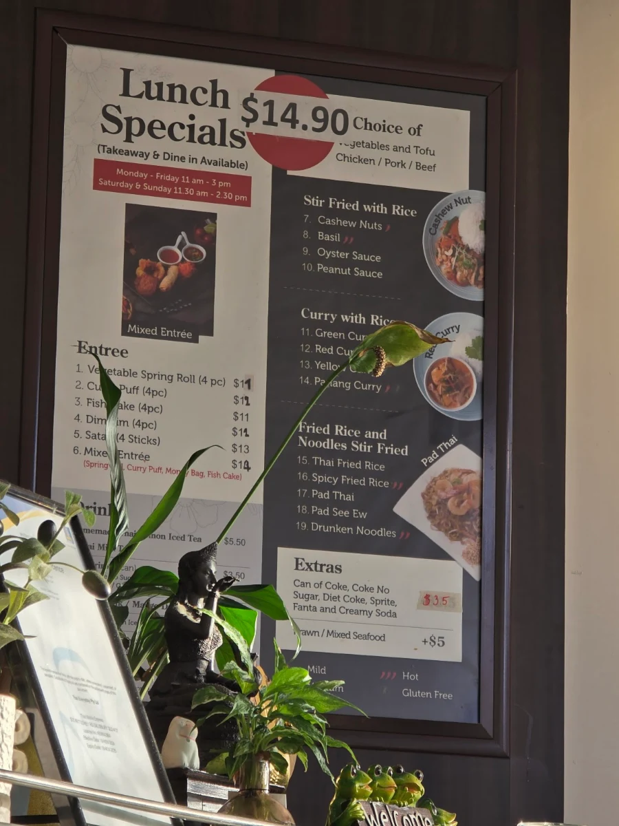 Menu, THAI EVERYDAY