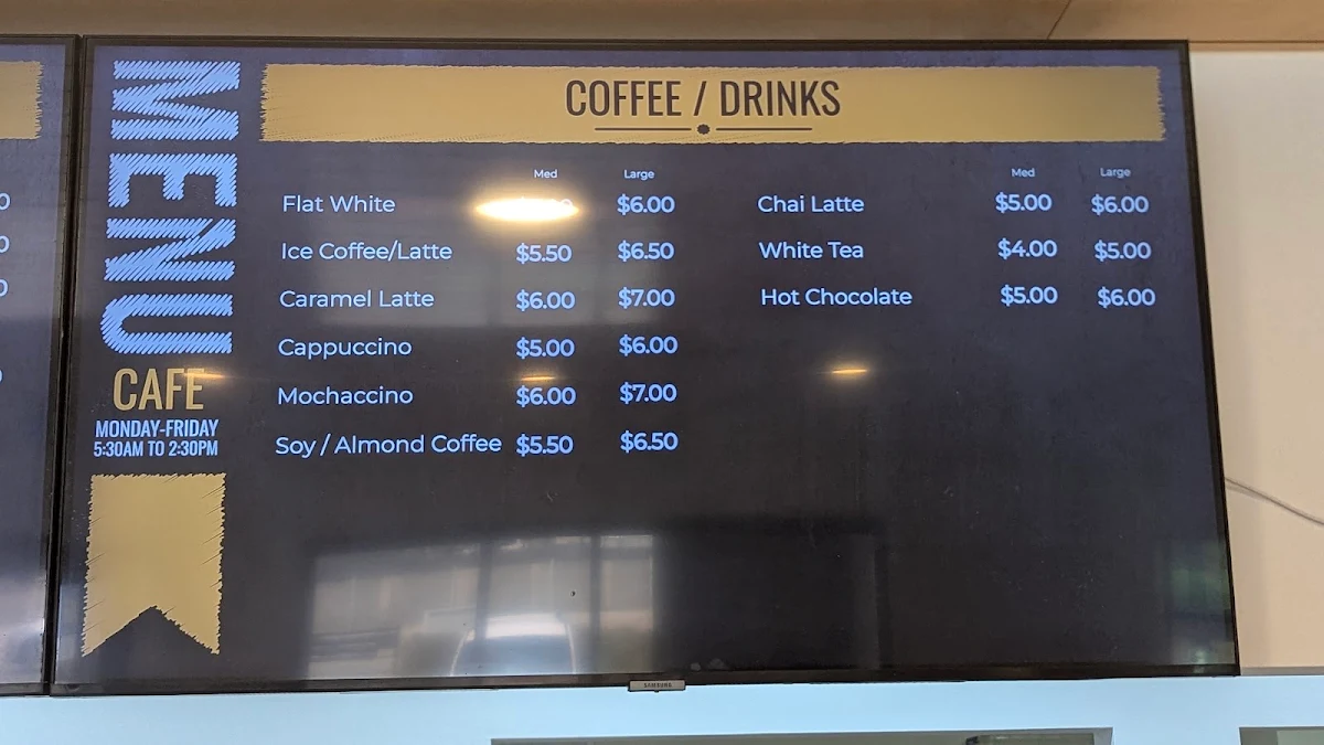 Menu, Rocklea Central Cafe & Takeaway
