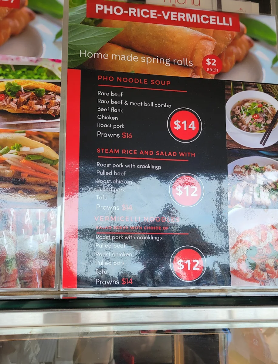 Menu, Great Ocean Rolls