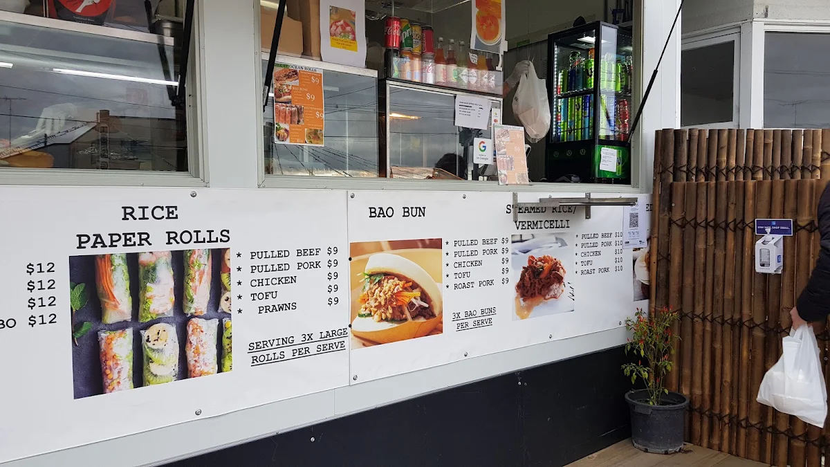 Menu, Great Ocean Rolls