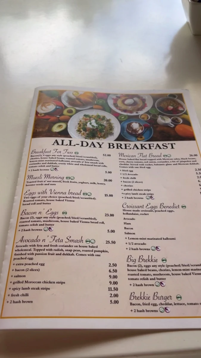 Menu, My Rainbow Cafe, Bakery & Catering